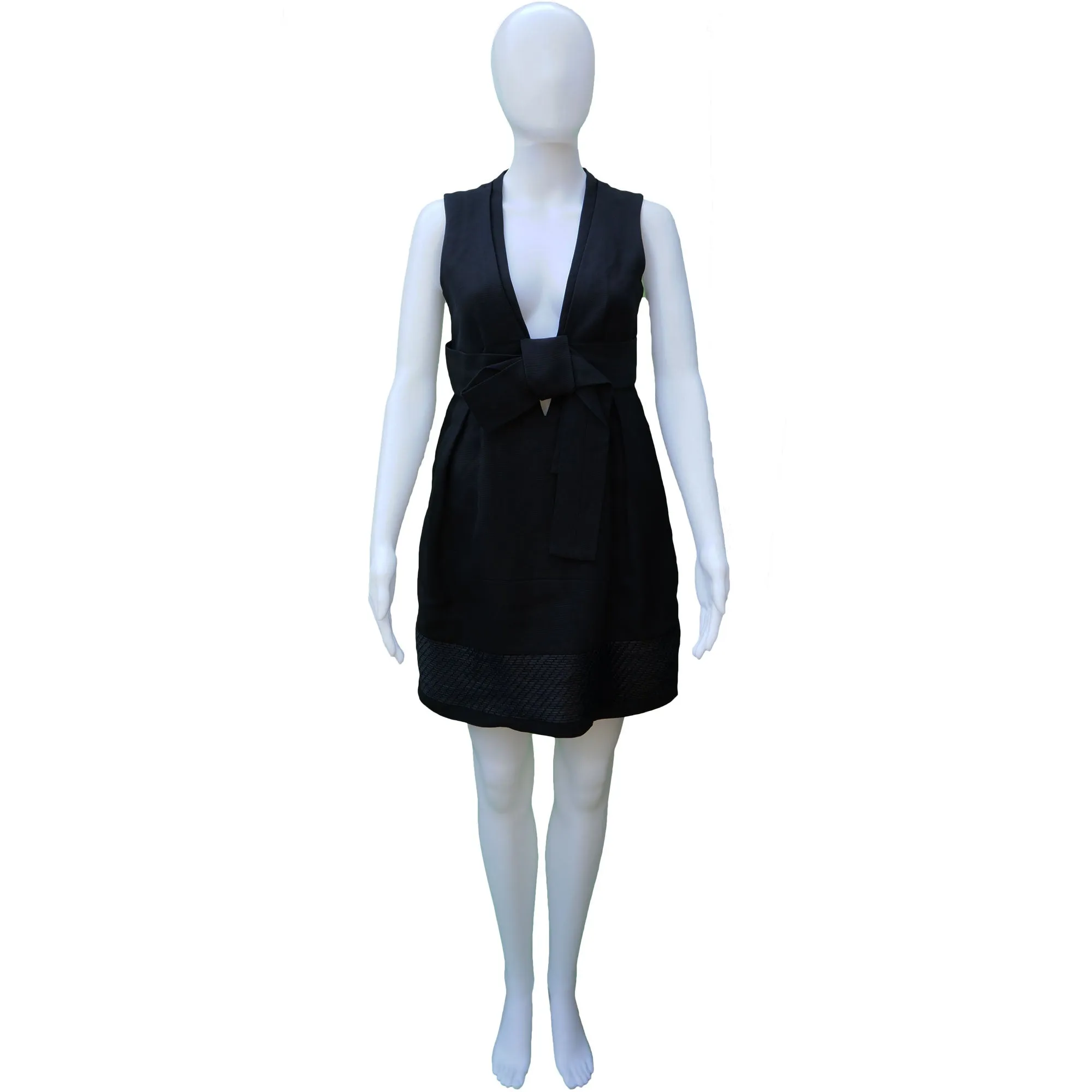 CHLOÉ BOW ACCENT COCKTAIL NIGHT OUT MINI DRESS