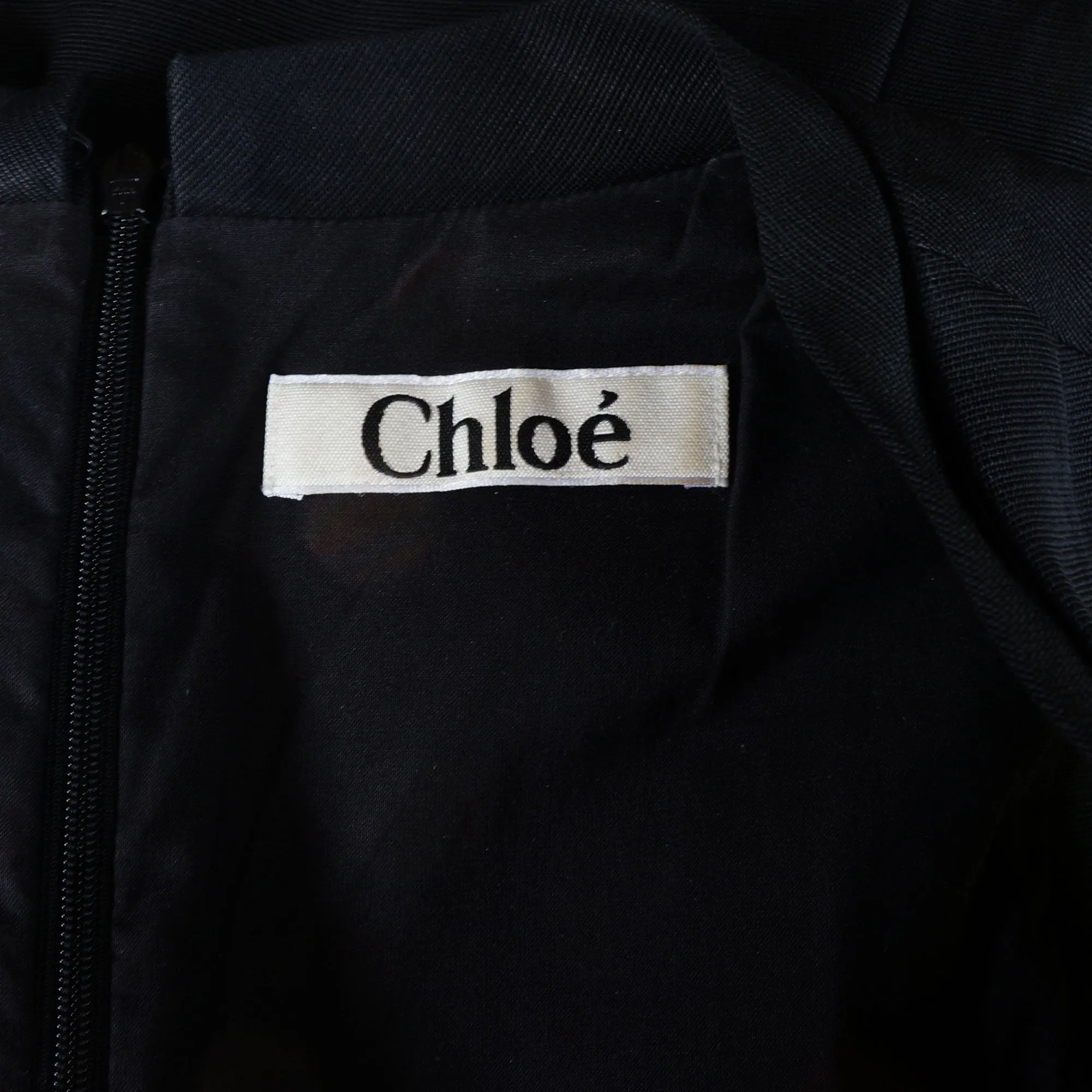 CHLOÉ BOW ACCENT COCKTAIL NIGHT OUT MINI DRESS