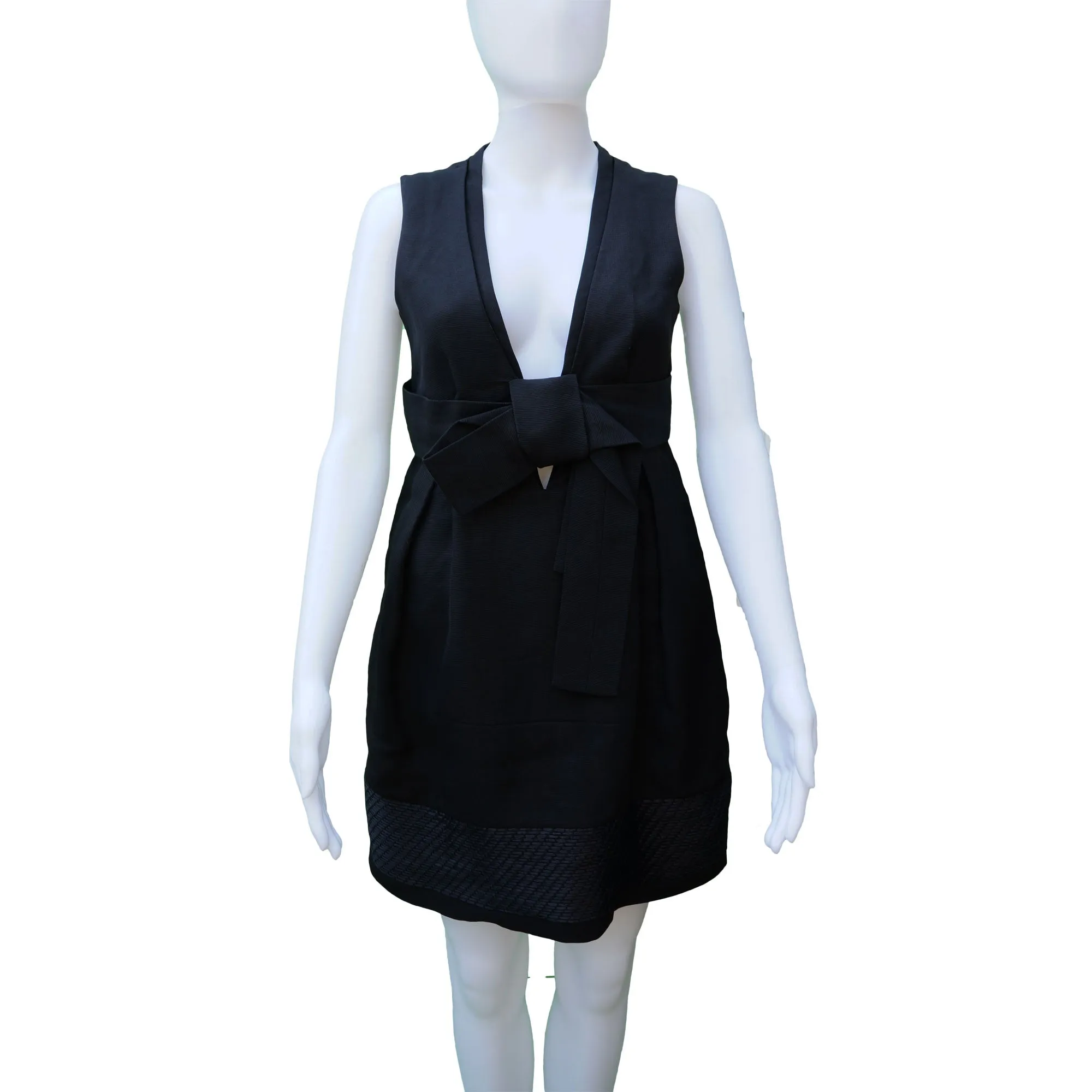 CHLOÉ BOW ACCENT COCKTAIL NIGHT OUT MINI DRESS