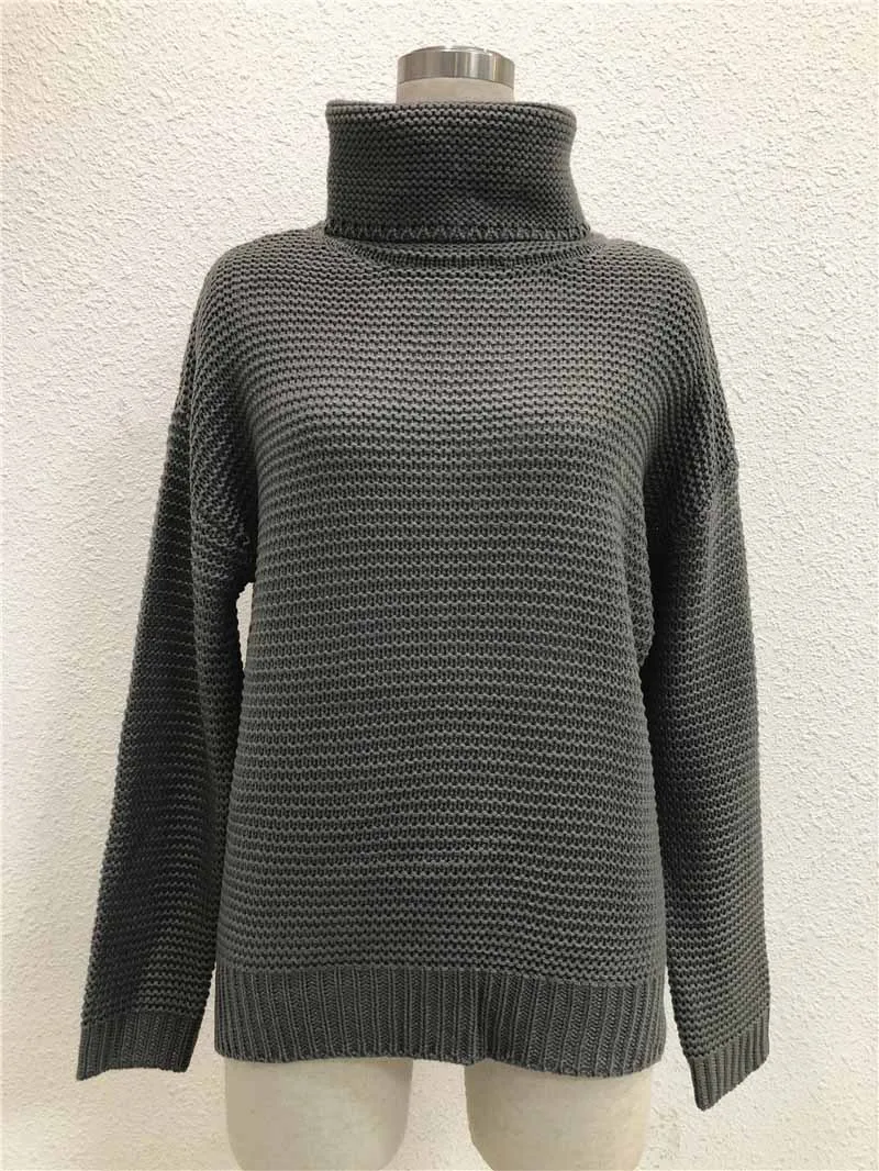 COOL TURTLENECK CASUAL SWEATER