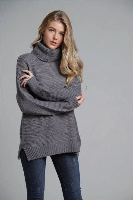 COOL TURTLENECK CASUAL SWEATER