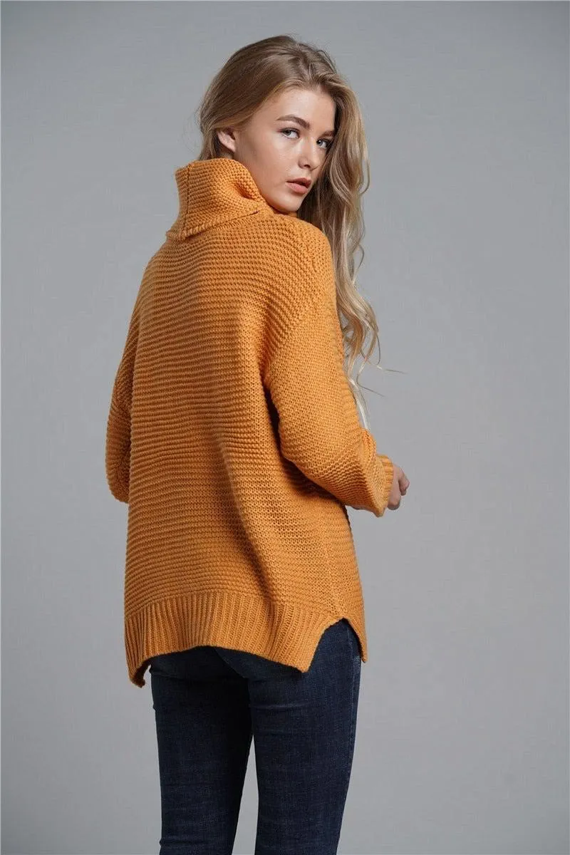 COOL TURTLENECK CASUAL SWEATER