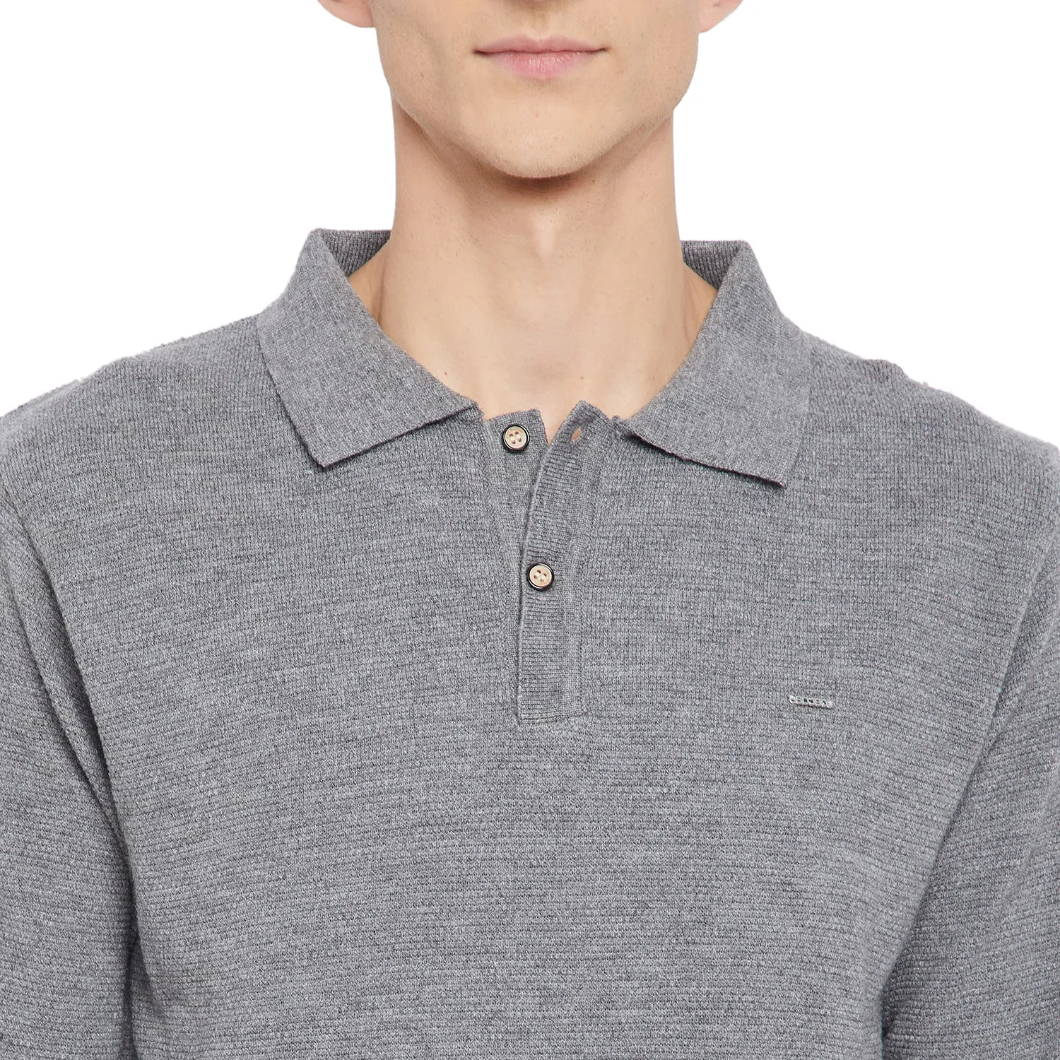 Duke Stardust Men Collared Neck Full Sleeve Sweater (SDS711)
