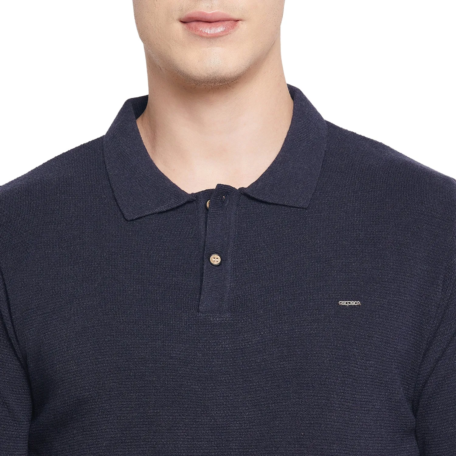 Duke Stardust Men Collared Neck Full Sleeve Sweater (SDS711)