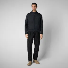 Man's  animal free puffer jacket cole in blue black