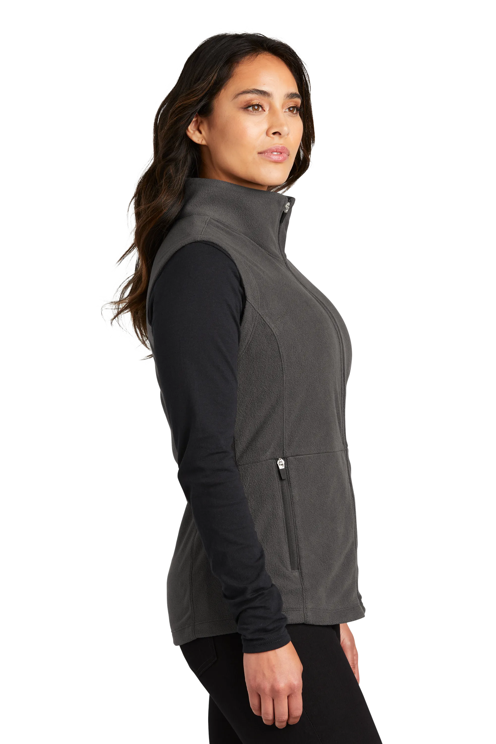 Port Authority® Women's Accord Microfleece Vest - Pewter