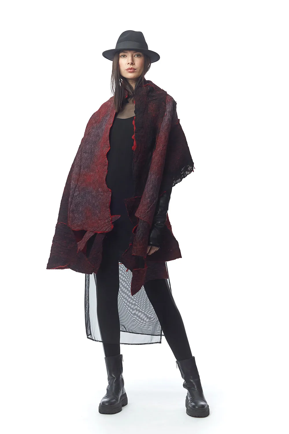Solchiaro Felted Wrap/Shawl