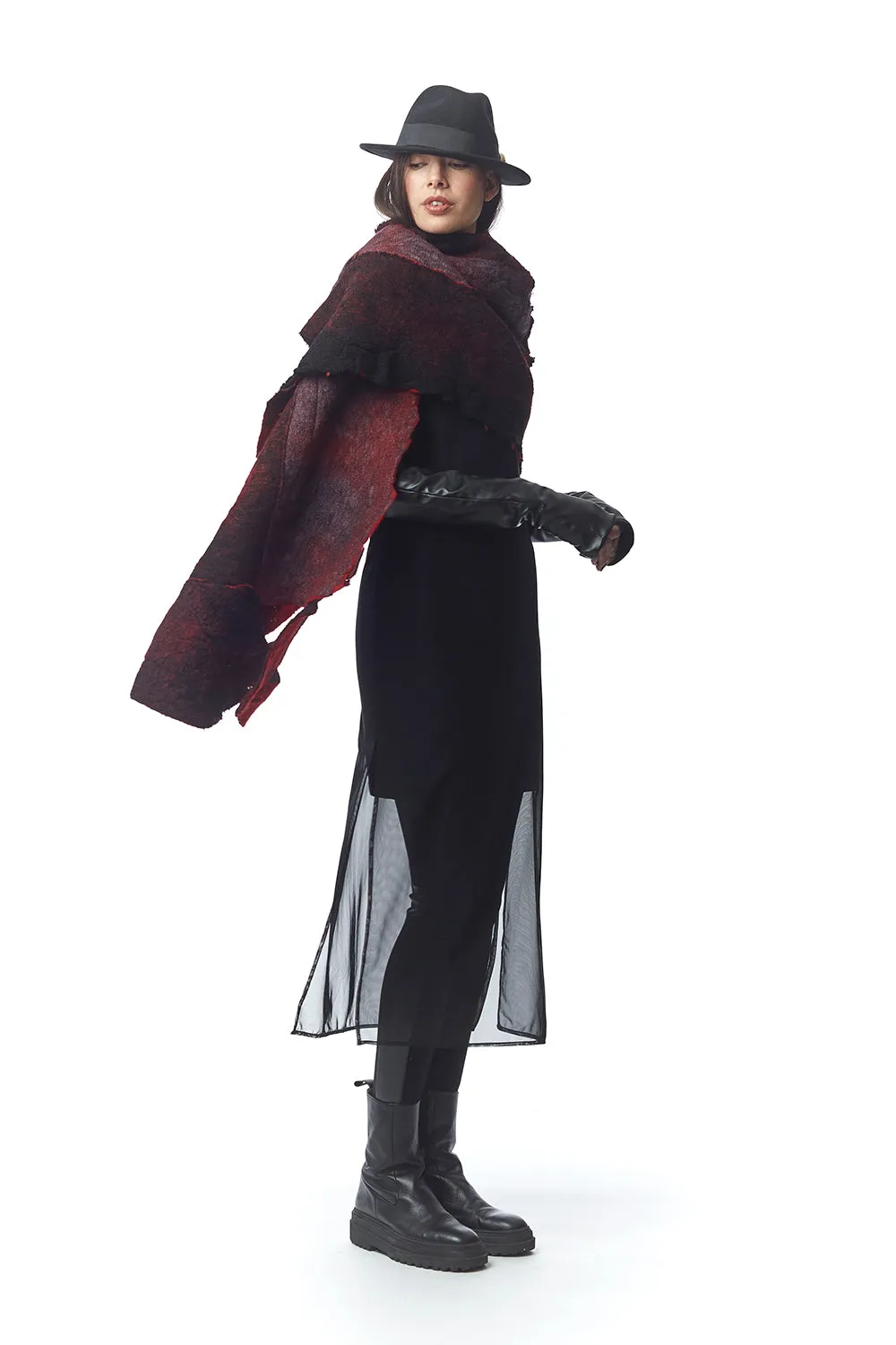 Solchiaro Felted Wrap/Shawl